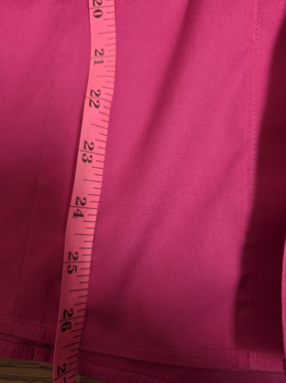 Chico's No Iron Fushia Button Down Shirt Size XL (16-18) - Picture 8 of 8